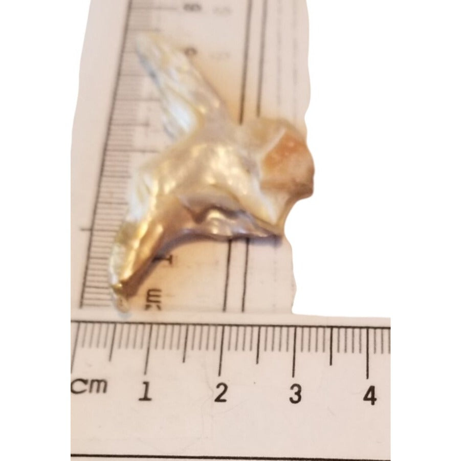 Loose Baroque Bird Wimgs Freshwater Keshi 24 ct  4.8 gr  5.5 cm  x 3 cm
