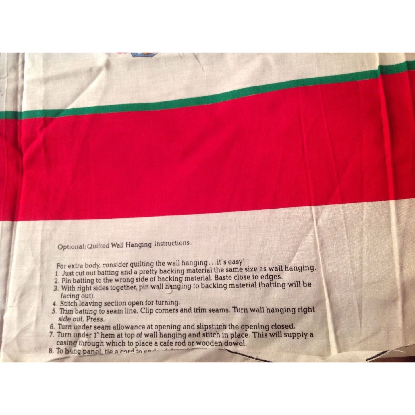 Craft Kit Father Christmas The Legend of Santa Claus Book Fabric with Instructions 44" x 36" Cranston Printworks