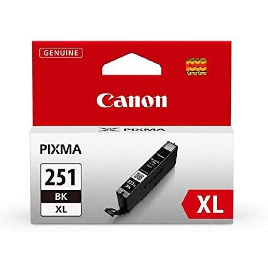 Printer Canon CLI-251XL Black Ink Tank Compatible MG6320 IP7220 & MG5420, MX922