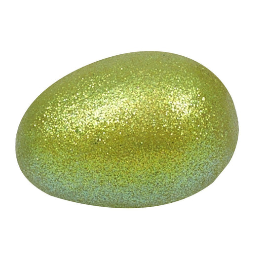 Easter Sparkling Egg Green Small 1.75"  x 2.25"  Embellished Glitter Home