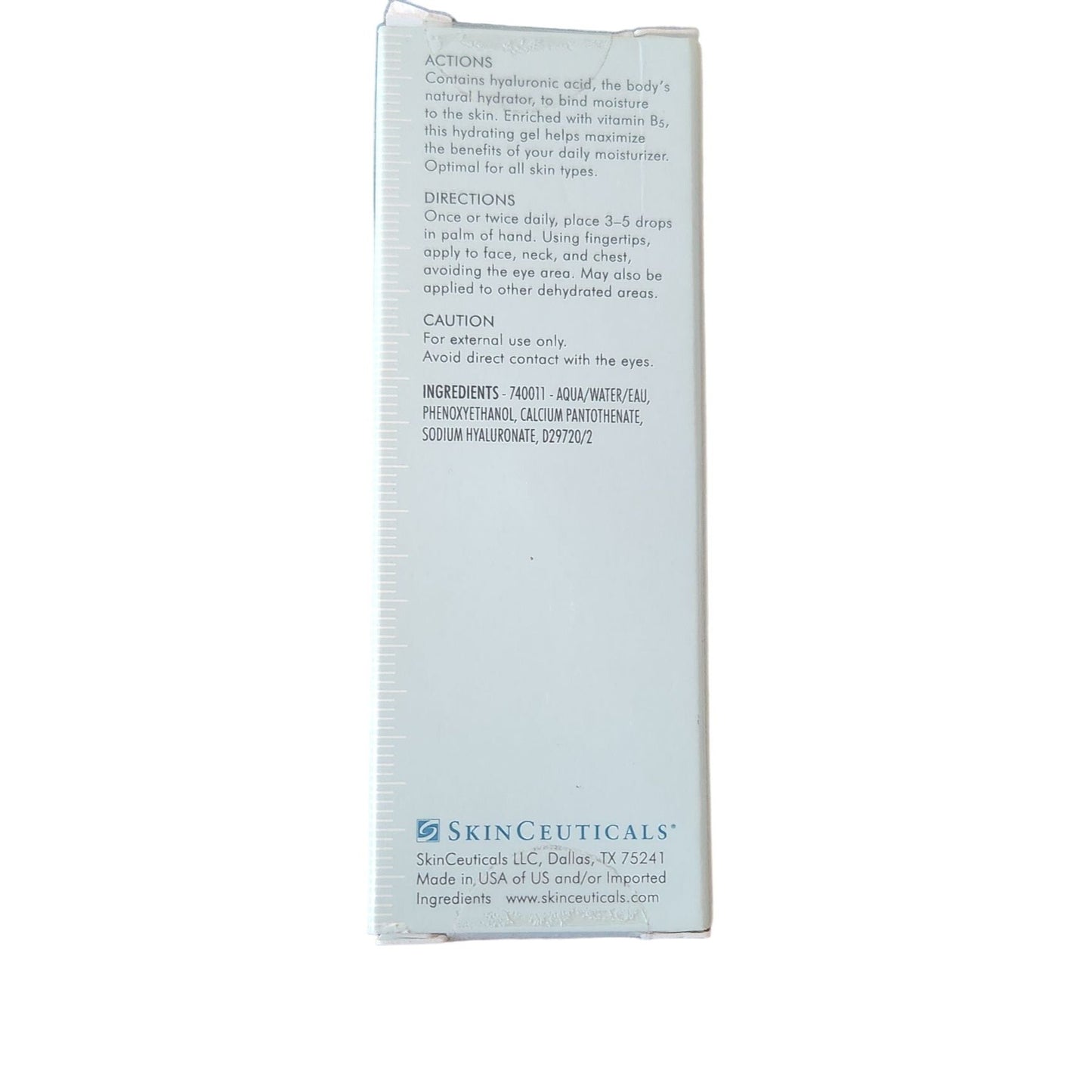 Skin Care SkinCeuticals Hydrating B5 Gel 30ml 1.0 fl oz