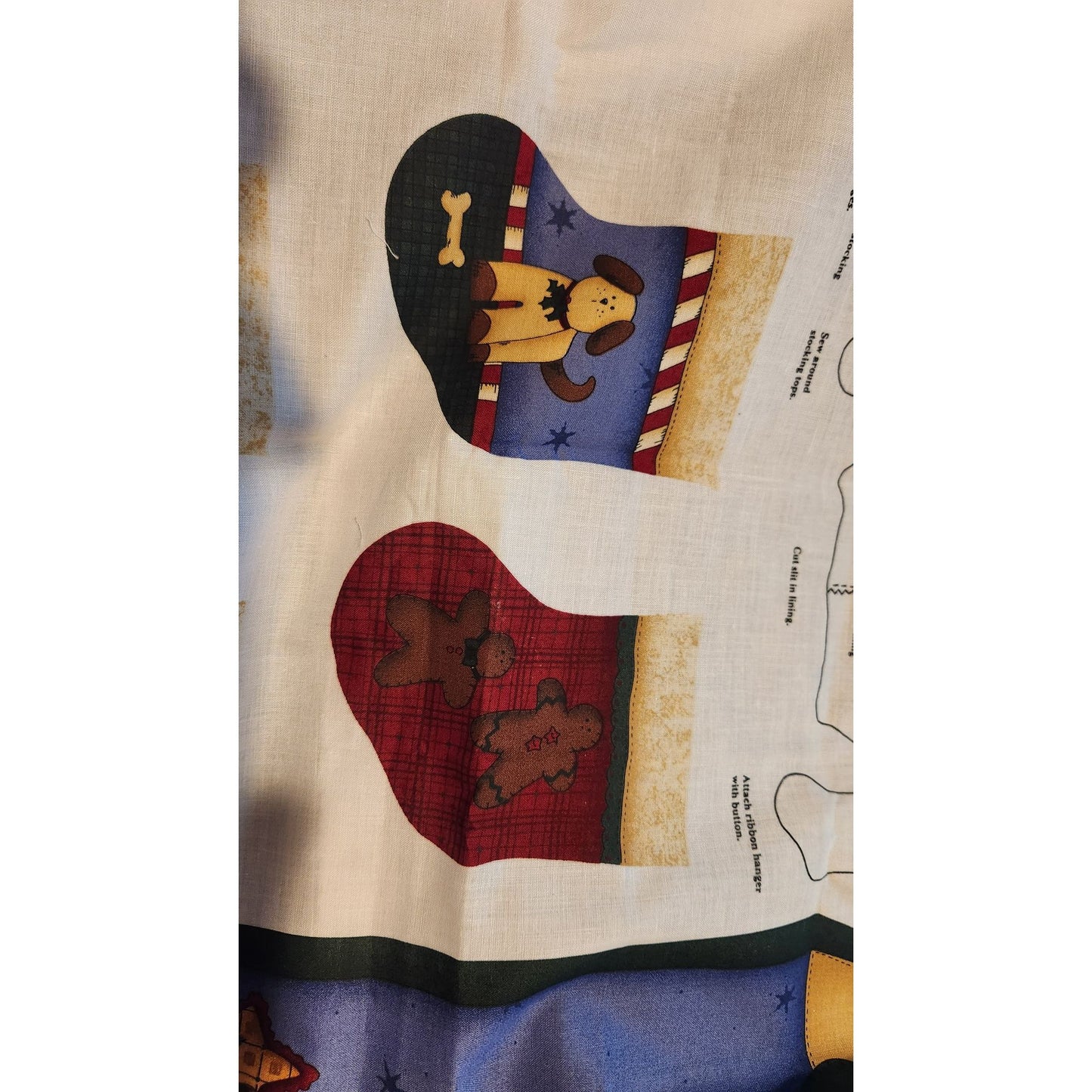 Craft Kit Whispering Pines Christmas Panel 36 x 60 Make several items applique