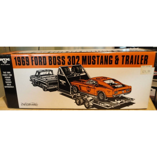 Ertl 1969 Ford Boss 302 Mustang & Trailer Bank # 2646 Truck Sold Separately Wix