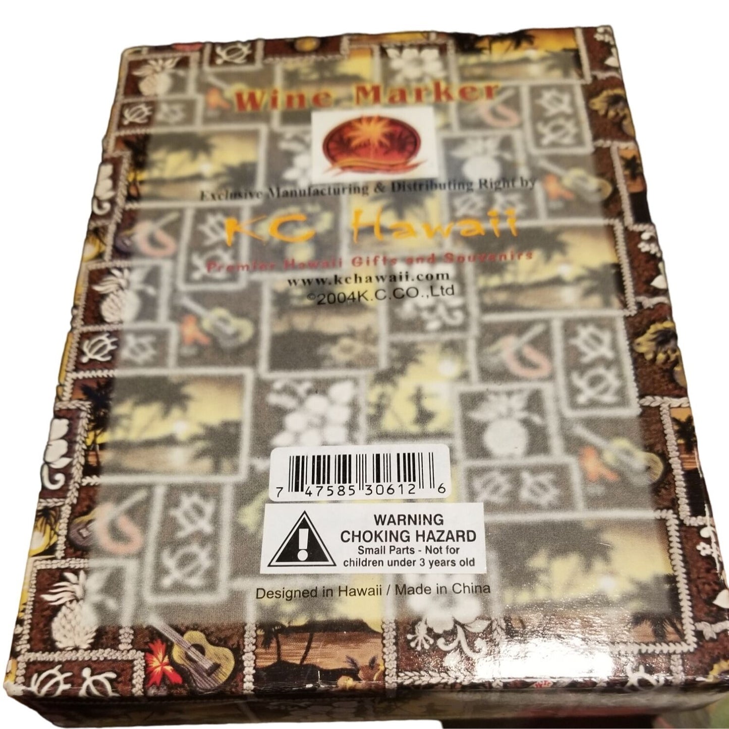 KC Hawaii Wine Charms 4 piece Hula Dancers