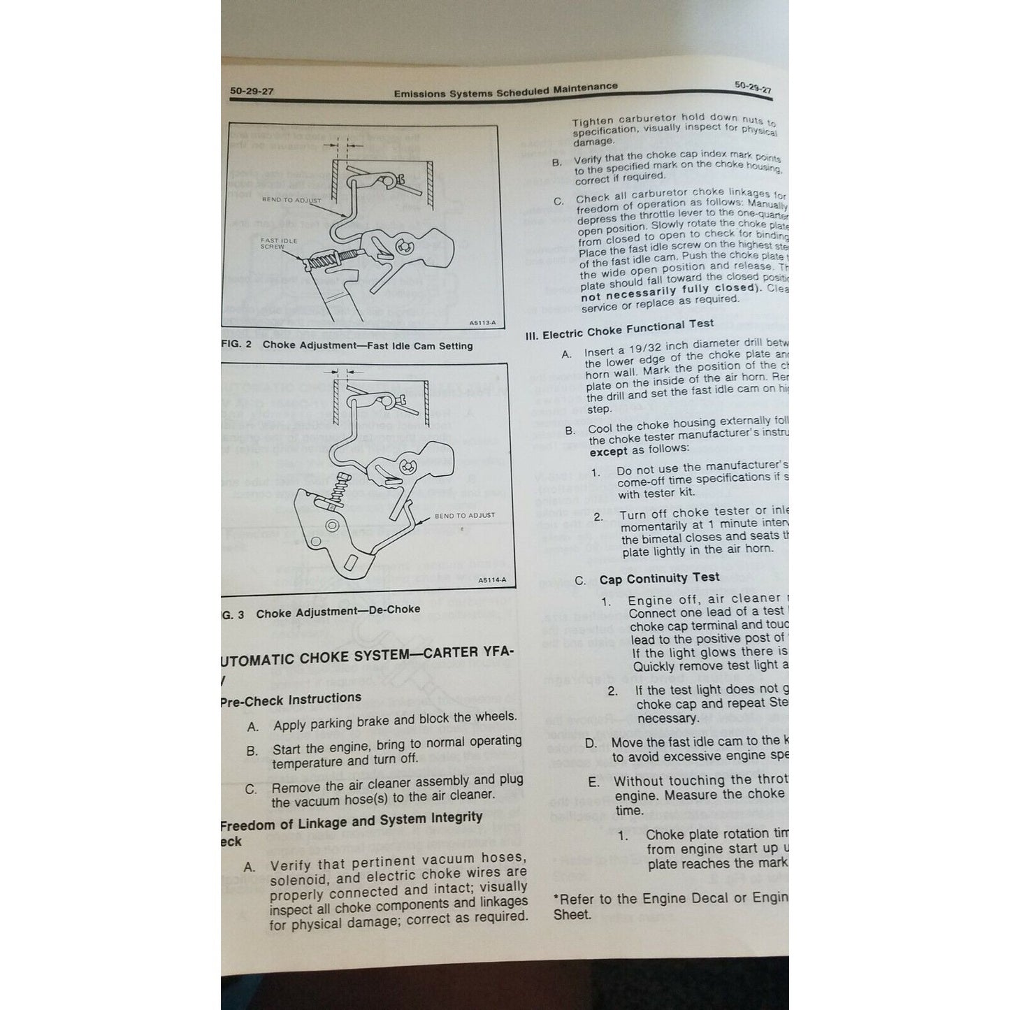 1980 Ford  Car Shop Manual Pre Delivery Maintenance Lubrication All Models