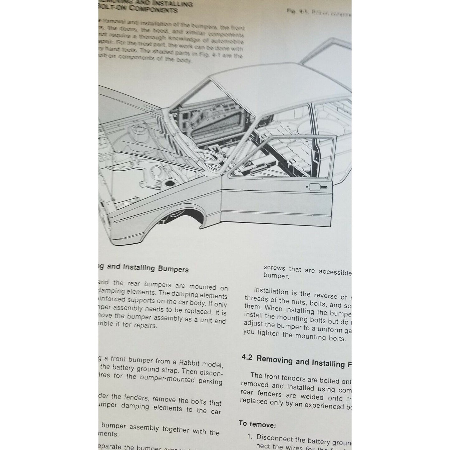 1975 -1979 Robert Bentley Volkswagen Rabbit Sirocco Service Manual Diesel