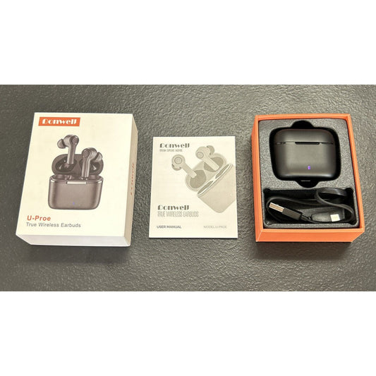 Earbuds Donwell U-Proe True Wireless Earbuds and a Carrying Case with Hook