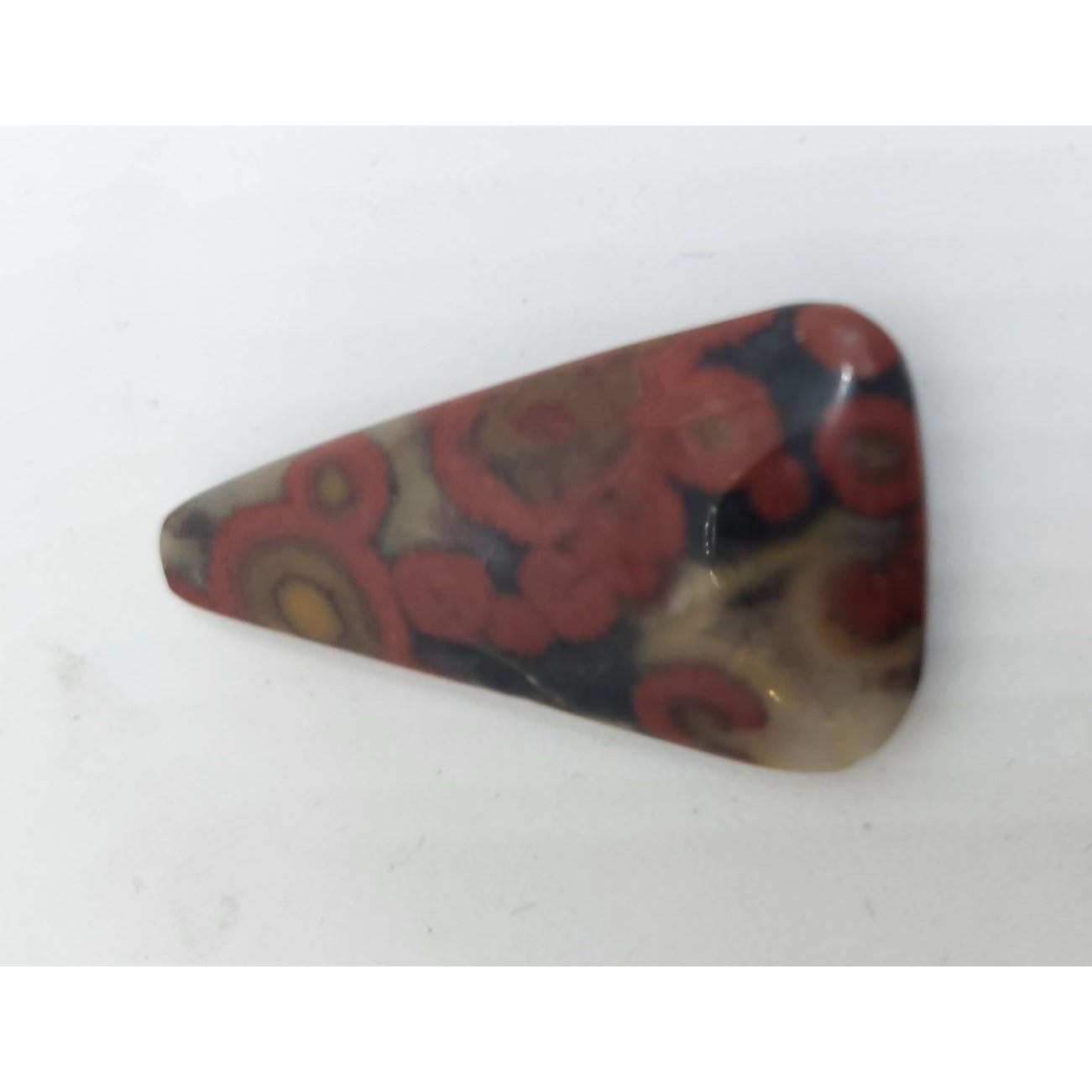 Gemstone Loose Morgan Hill Poppy Jasper Stone Cabochon Pendant Size 35 ct  6.9 gr