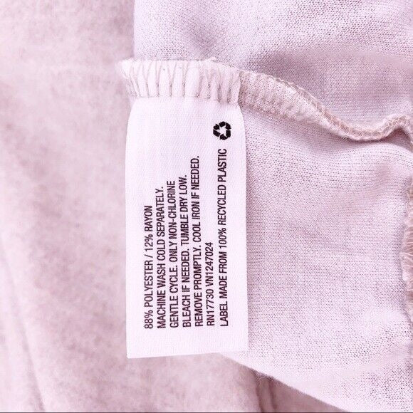 Sweatshirt Prologue Women's Size XXL Long Sleeve Tie Waist Neutral Heather