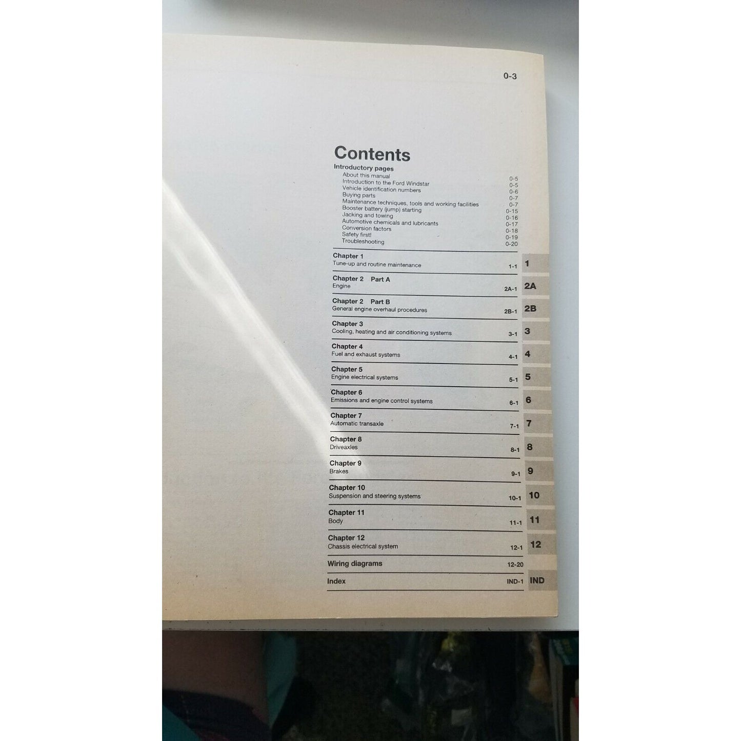 Book 1995 - 2001 Haynes Ford Windstar  All Models Repair Manual
