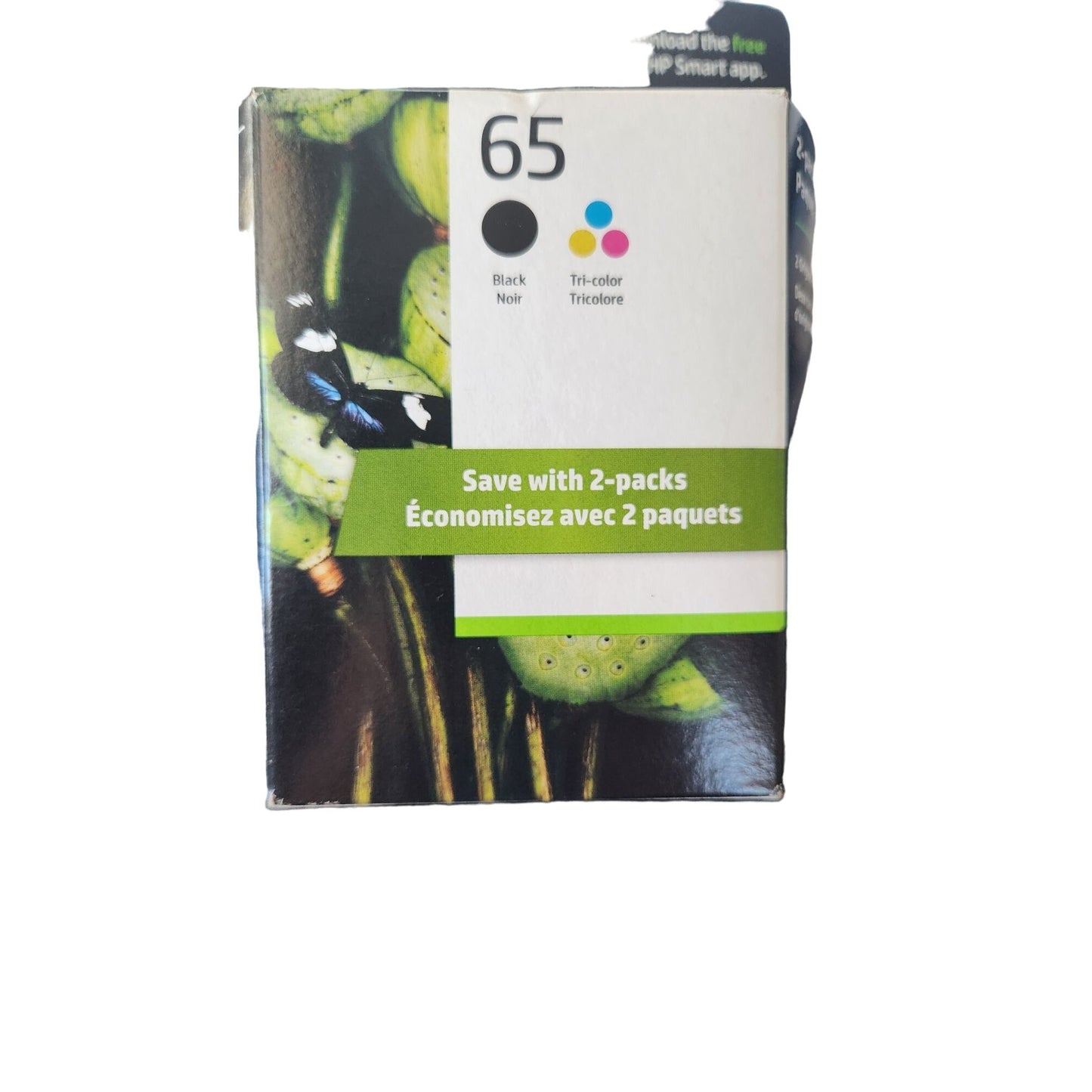 HP 65 Black & Tri-Color Ink Cartridges 2-Pack