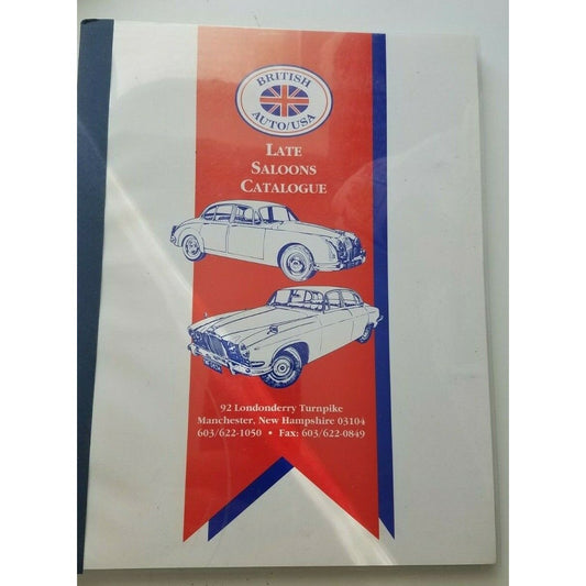 Book British Auto USA Late Saloons Catalogue Jaguar Custom Order Form inside