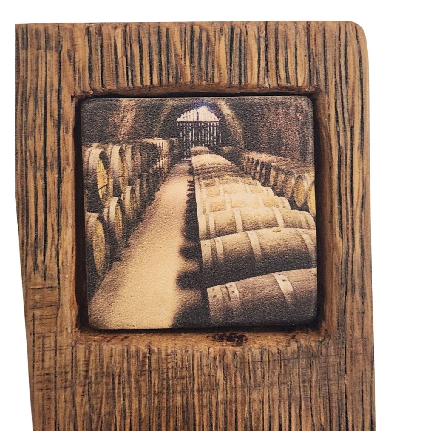 Wood Wine Barrel Sign Barrel Room Tile Red Wine Glass Wine Stave Stained Hanger