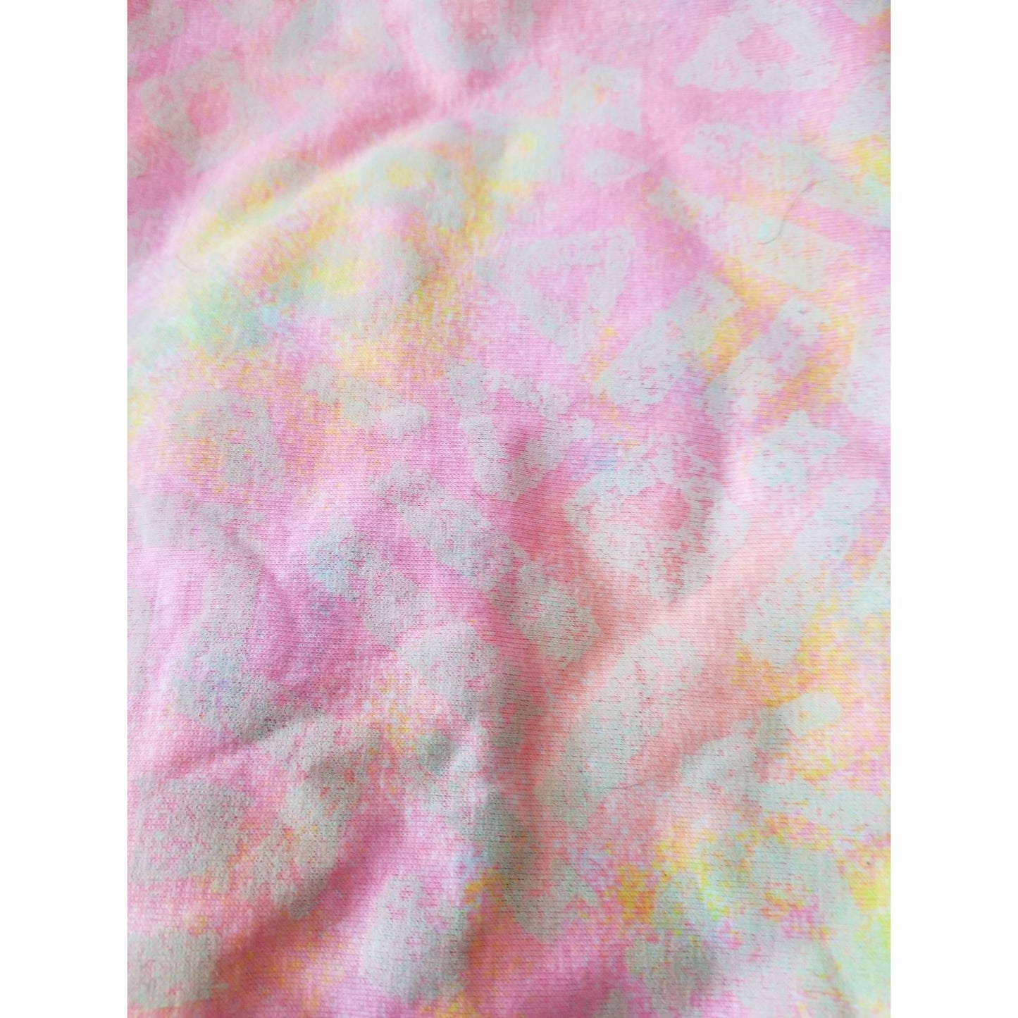 Material Orange  Yellow Green Pink Strechy Cotton Blend  1 yard