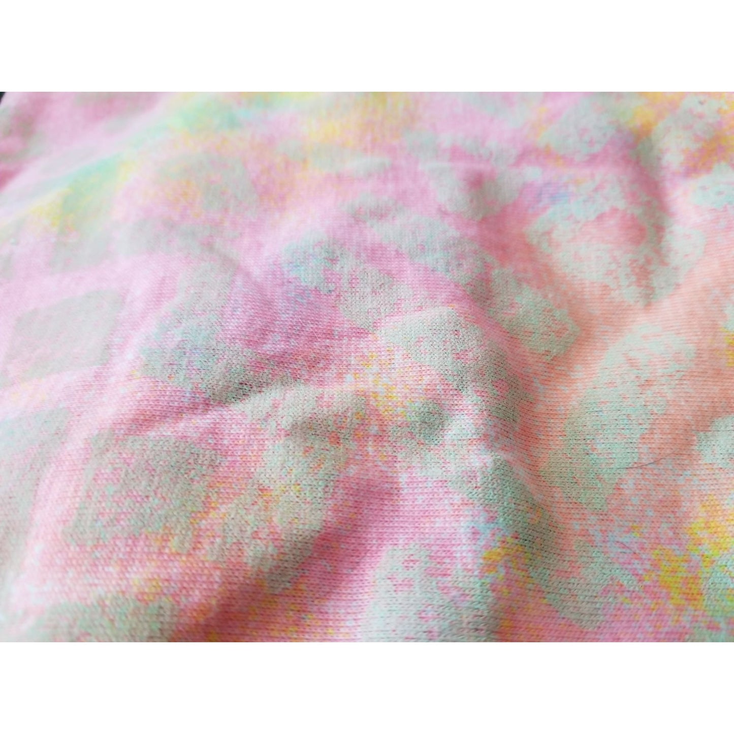 Material Orange  Yellow Green Pink Strechy Cotton Blend  1 yard