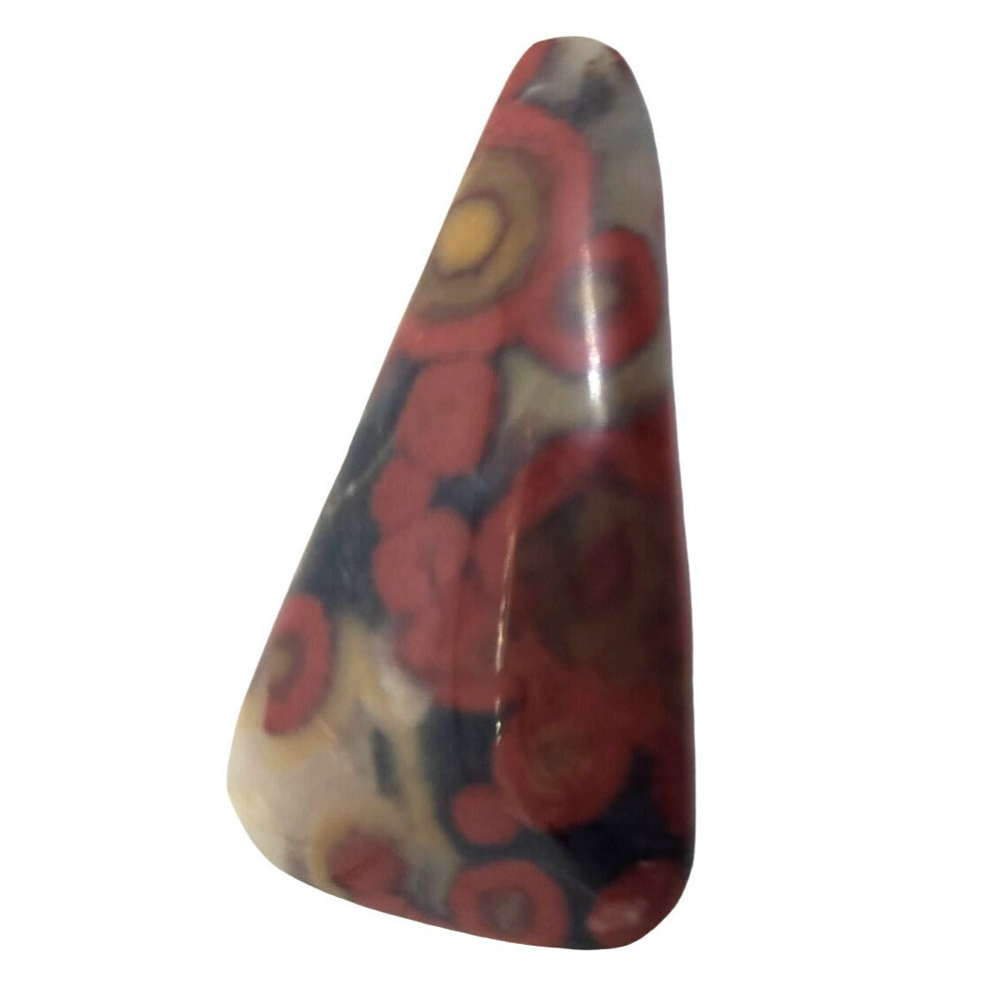 Gemstone Loose Morgan Hill Poppy Jasper Stone Cabochon Pendant Size 35 ct  6.9 gr