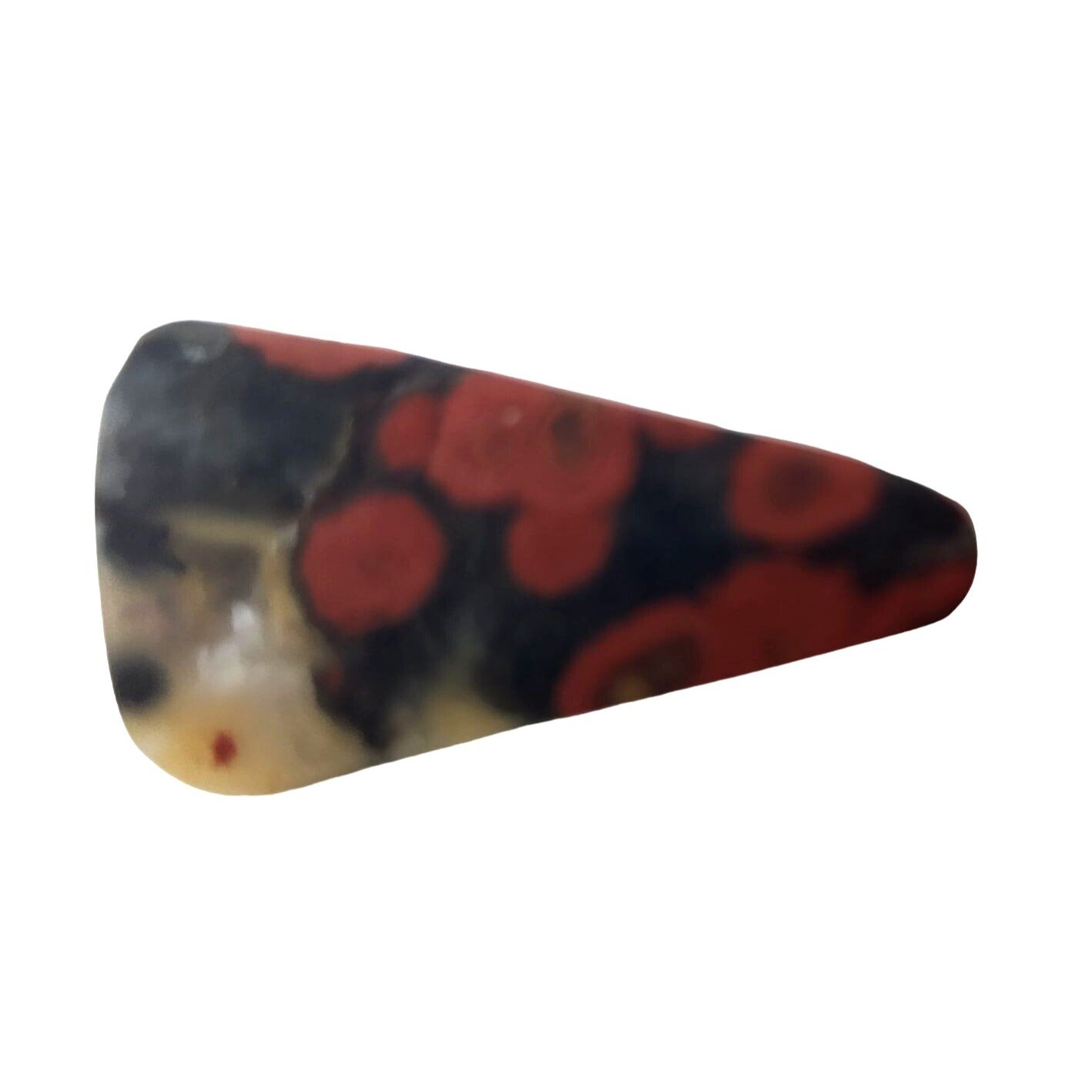 Gemstone Loose Morgan Hill Poppy Jasper Stone Cabochon Pendant Size 35 ct  6.9 gr