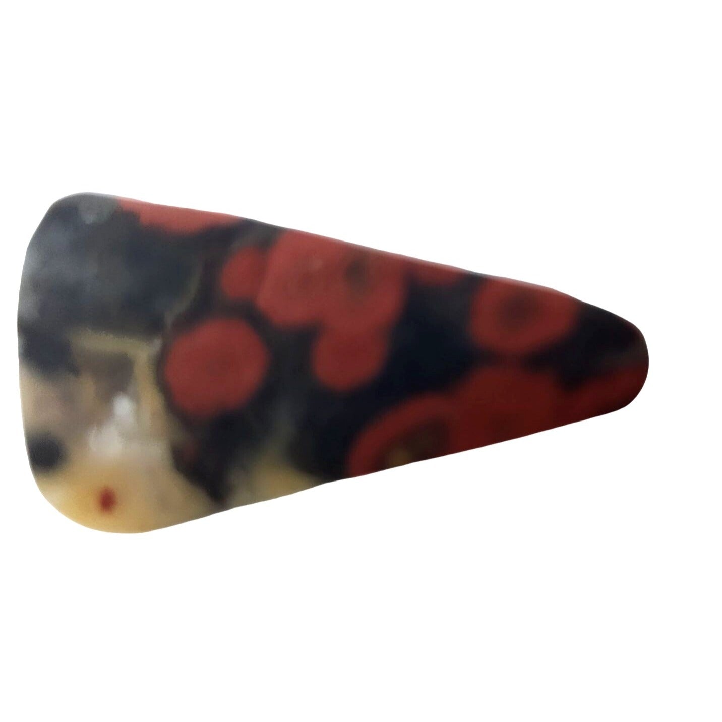 Gemstone Loose Morgan Hill Poppy Jasper Stone Cabochon Pendant Size 35 ct  6.9 gr