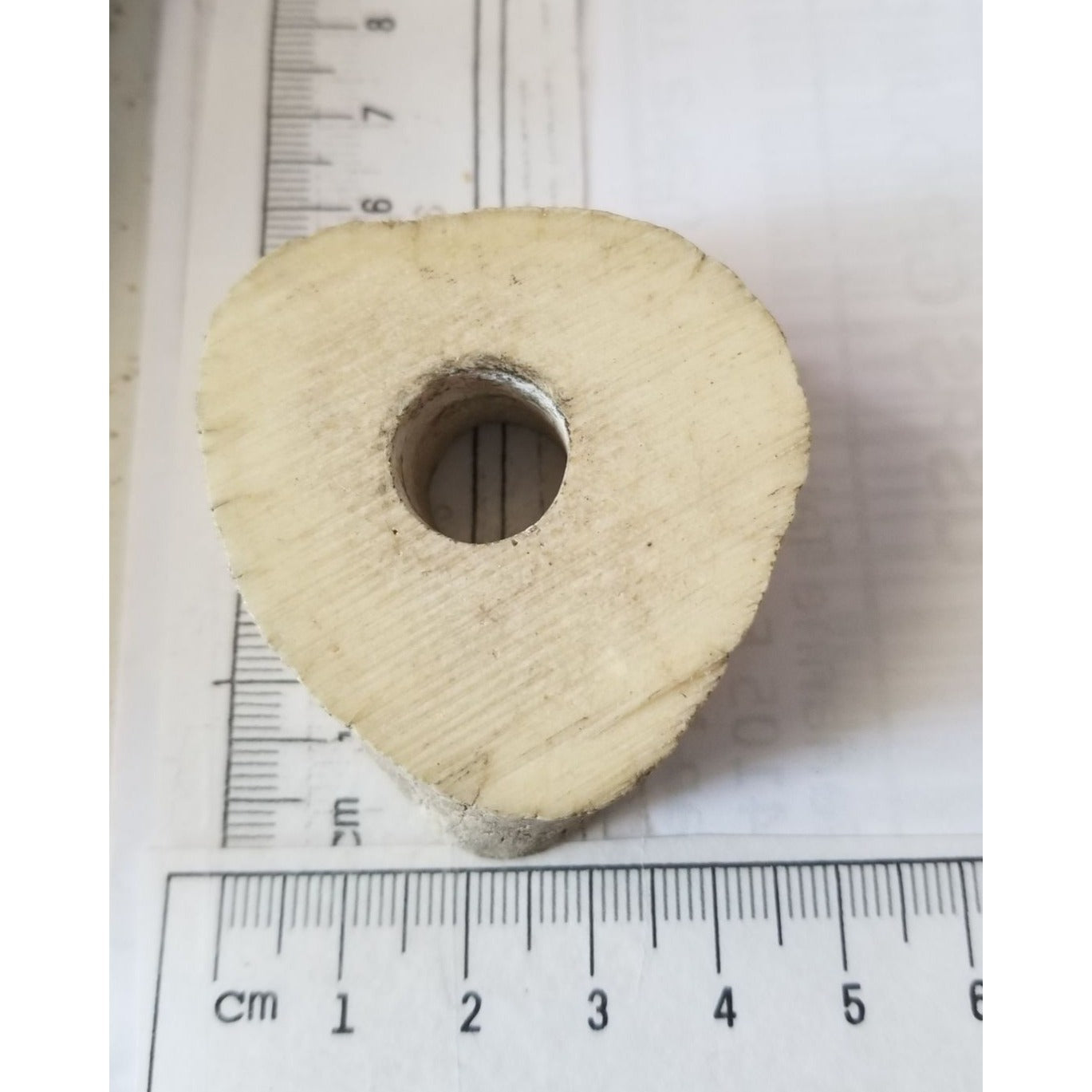 Petrified Wood Candle Holder Air Plant 5 cm x 6 cm  11 cm x 1 cm Hole in the middle