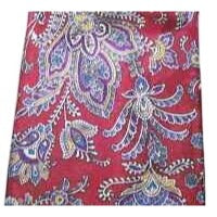 Tie Christian Dior Monsieur Red Blue Silver Polyester Made USA  58" L  3 3/4 " W