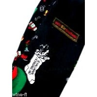 Tie Polyester Santa Claus Yule Tie Greetings Neck Tie Holiday Presents Elf Tree