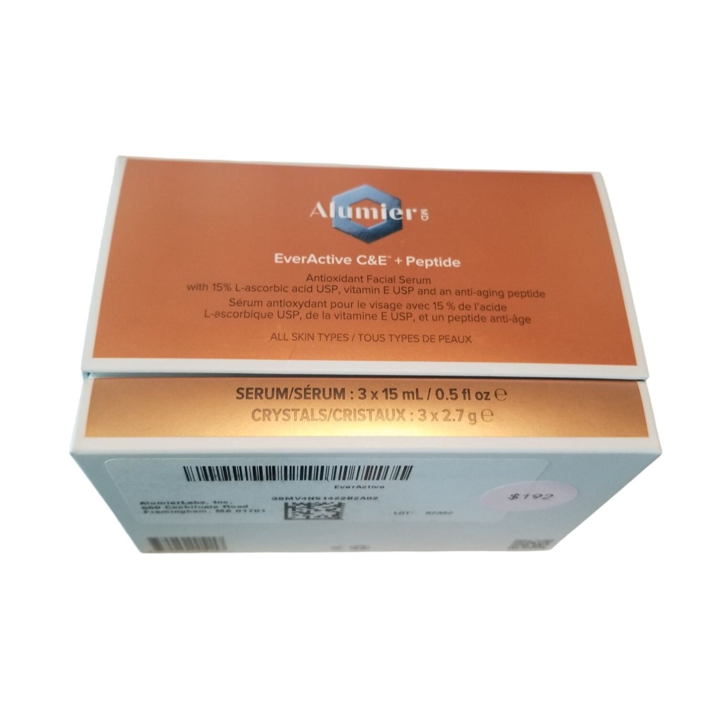 Skincare  Alumier Ever Active C&E + Peptide Serum 3 Pack Kit new