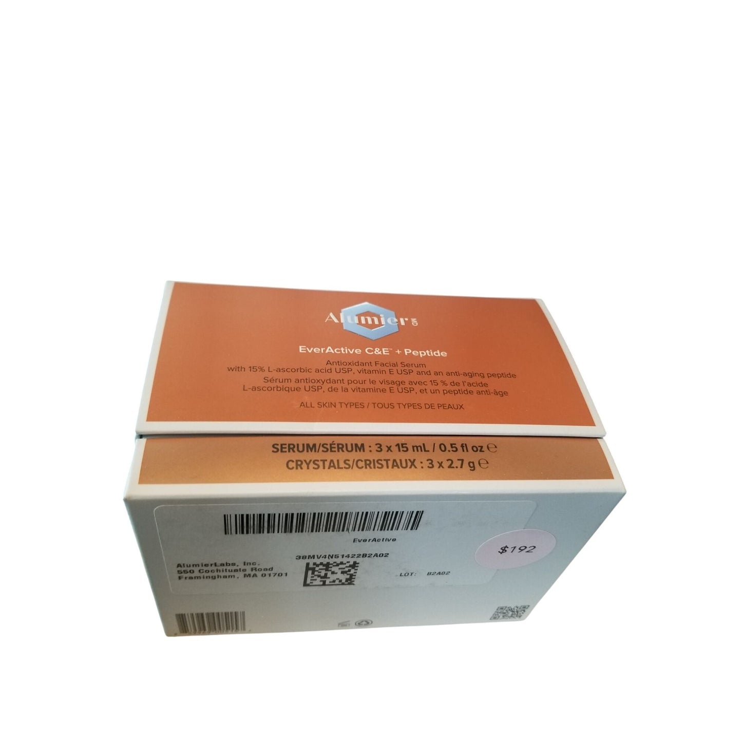 Skincare  Alumier Ever Active C&E + Peptide Serum 3 Pack Kit new