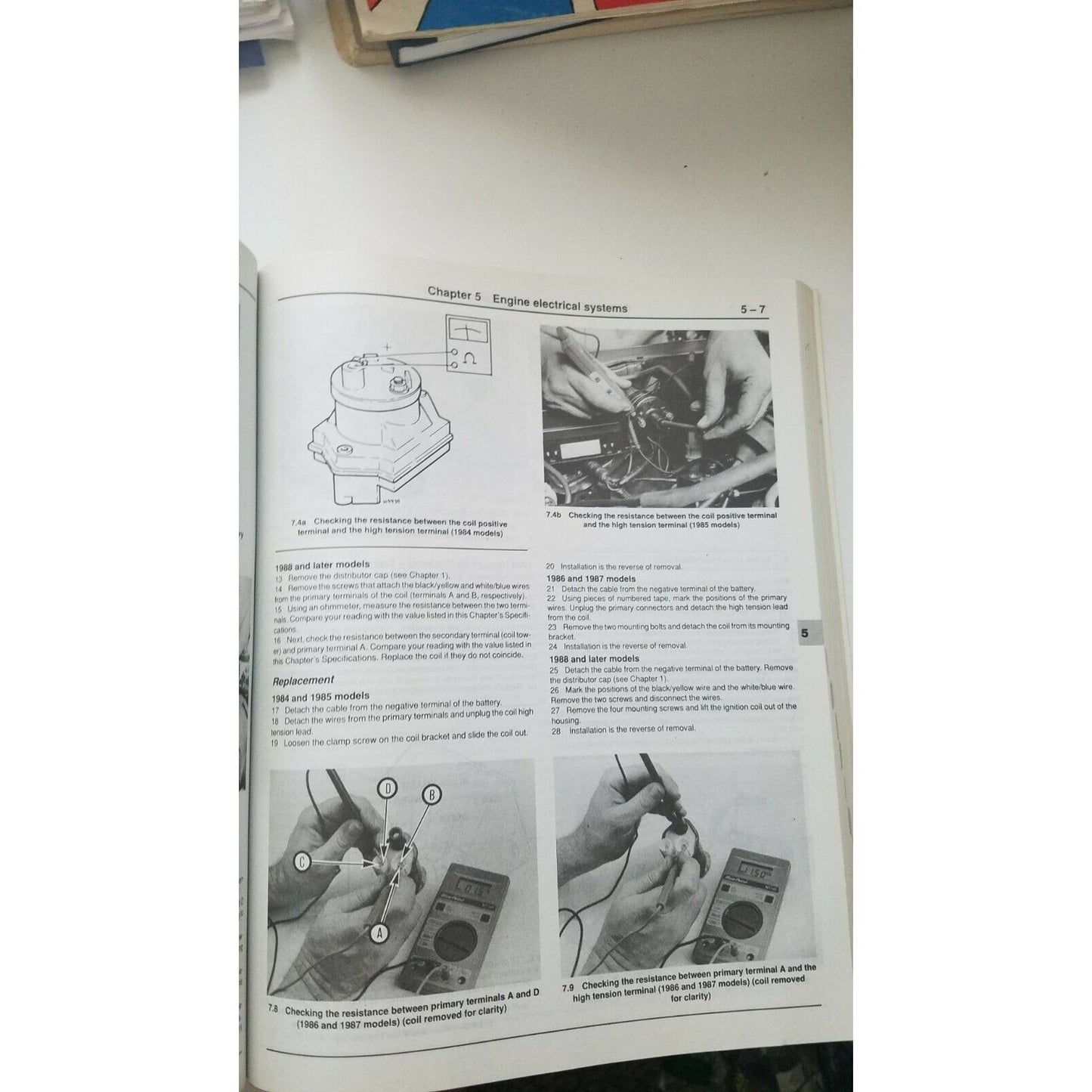 Book 1984 - 1991  Haynes Honda Civic All Models Automotive Repair Manual