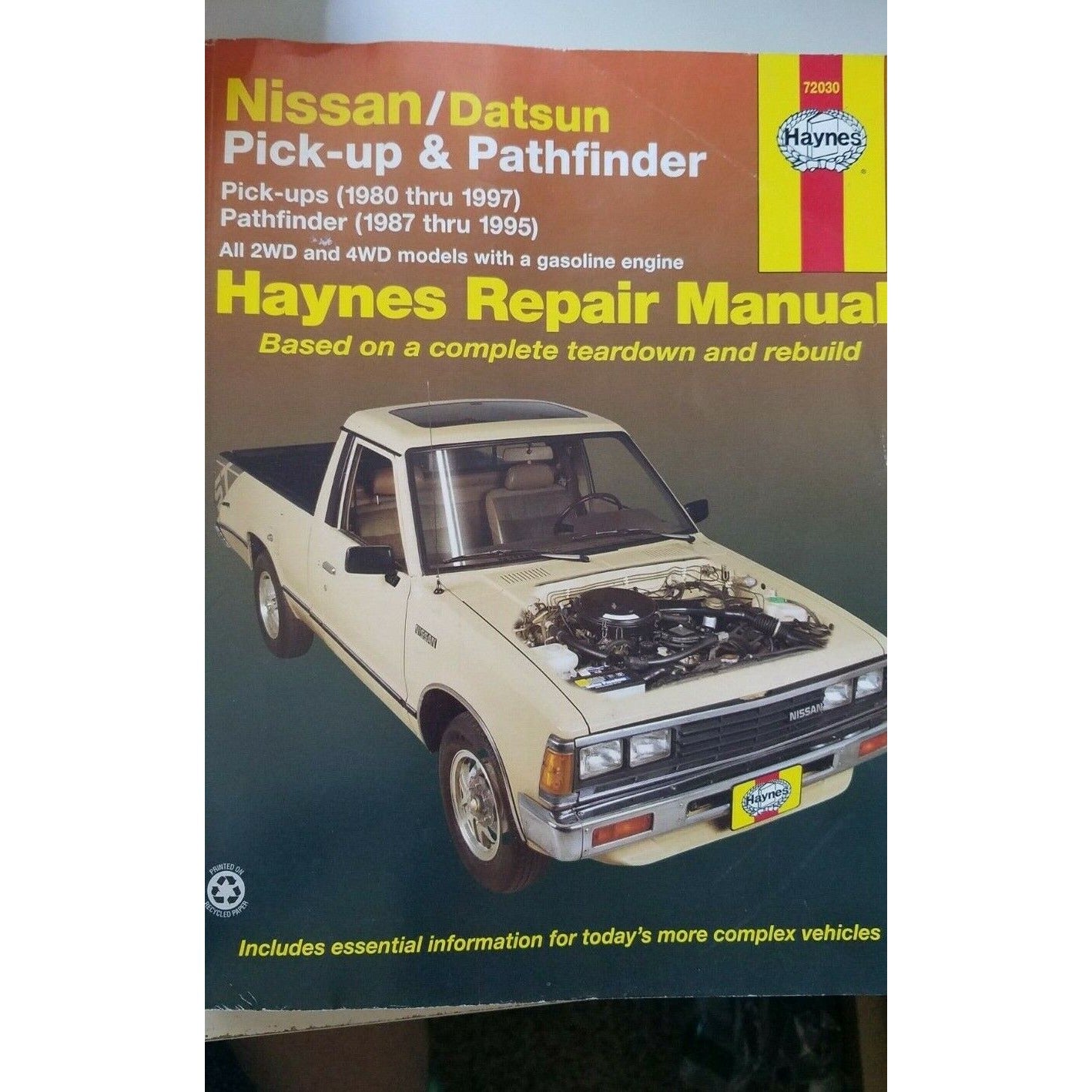 Book 1980 - 1997  Haynes Datsun Nissan Pick-Ups & Pathfinder  Haynes Repair Manual