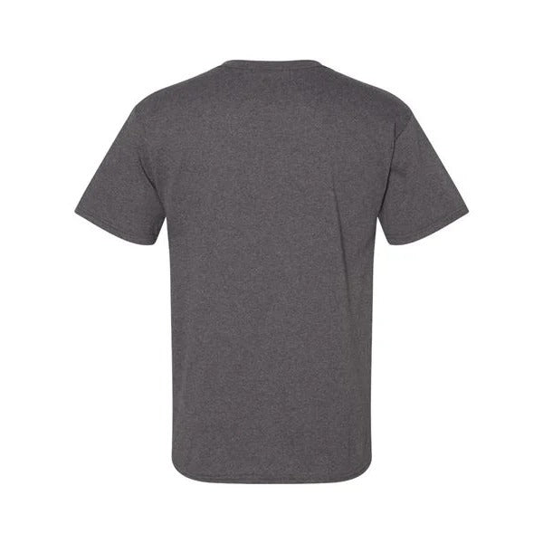 T-Shirt Black Short Sleeves Hanes 80% Cotton  40% Polyester Size Large Comfort Fit