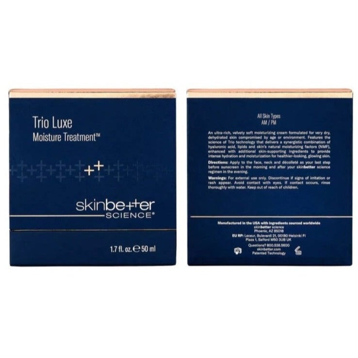 Skincare  SkinBetter Trio Luxe Moisture Treatment  1.7 oz Hydrate moderate to severely dry skin.