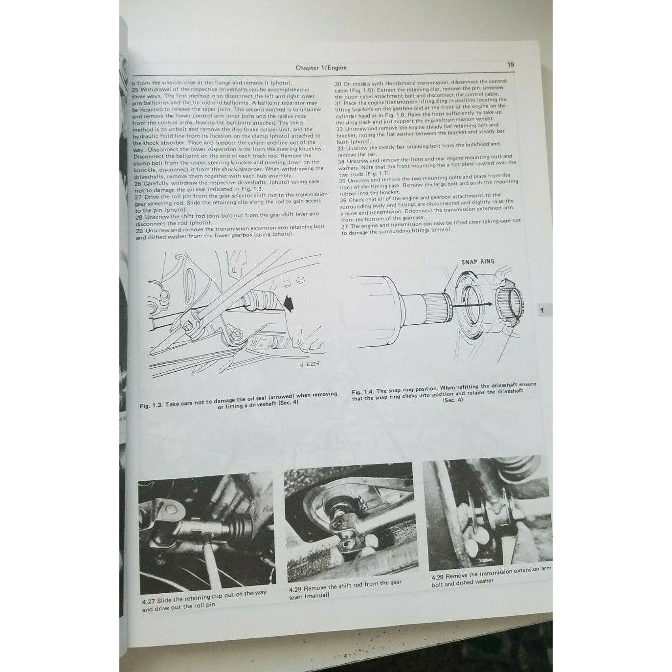 Book 1976 - 1983  Haynes Honda Accord All Models Automotive Repair Manual