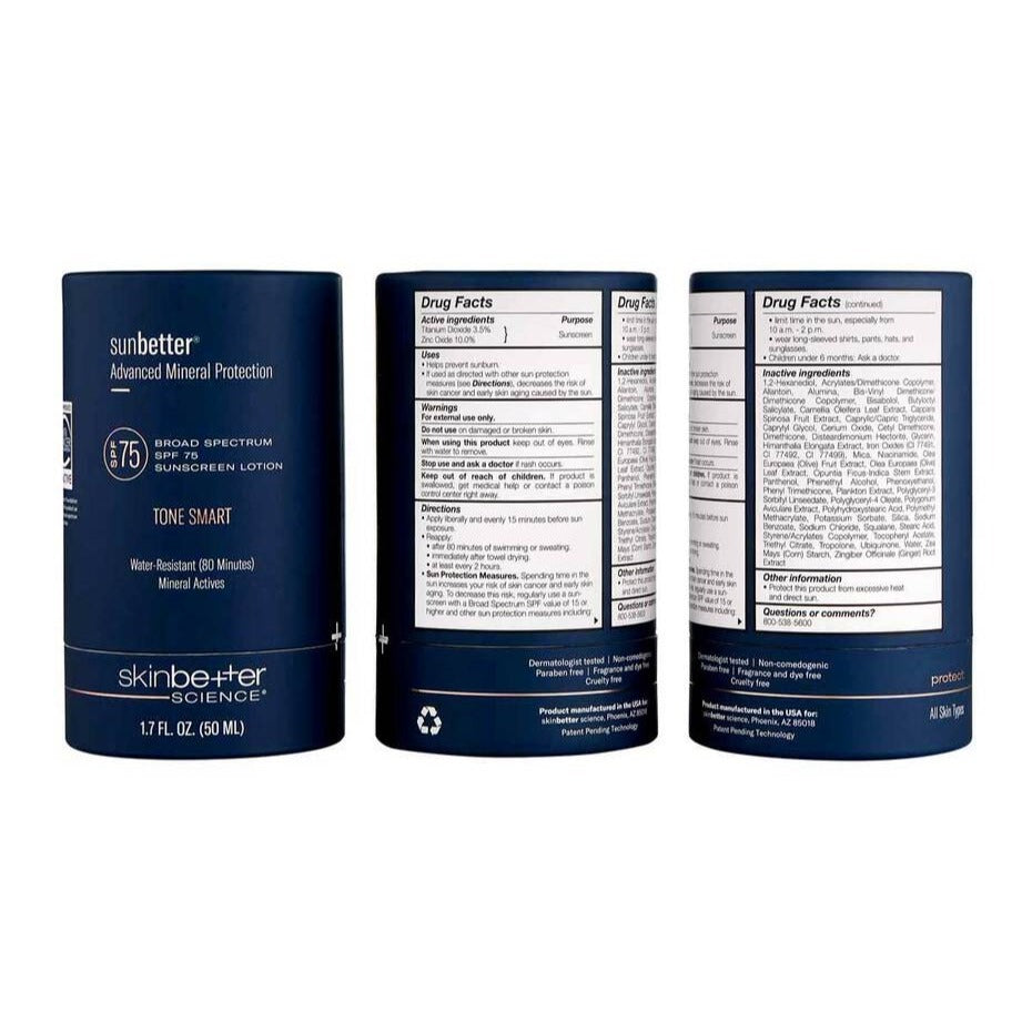 Skincare SkinBetter Sunbetter Advanced Mineral Protection TONE SMART SPF 75 Sunscreen Lotion
