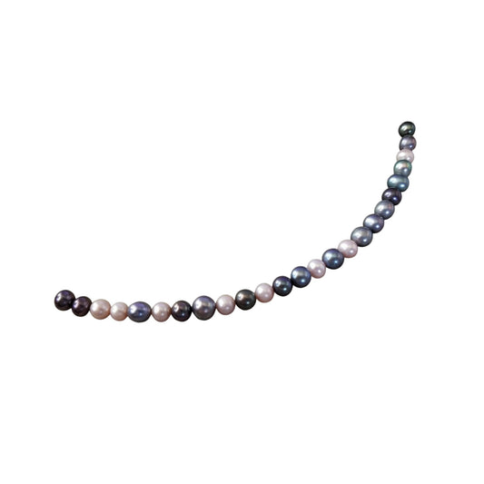 Loose Pearl Peacock  Pearl Bag H 7  Round 8 mm  Bin Pearl  25  Pcs   61 ct  11.9 gr  7" Drilled