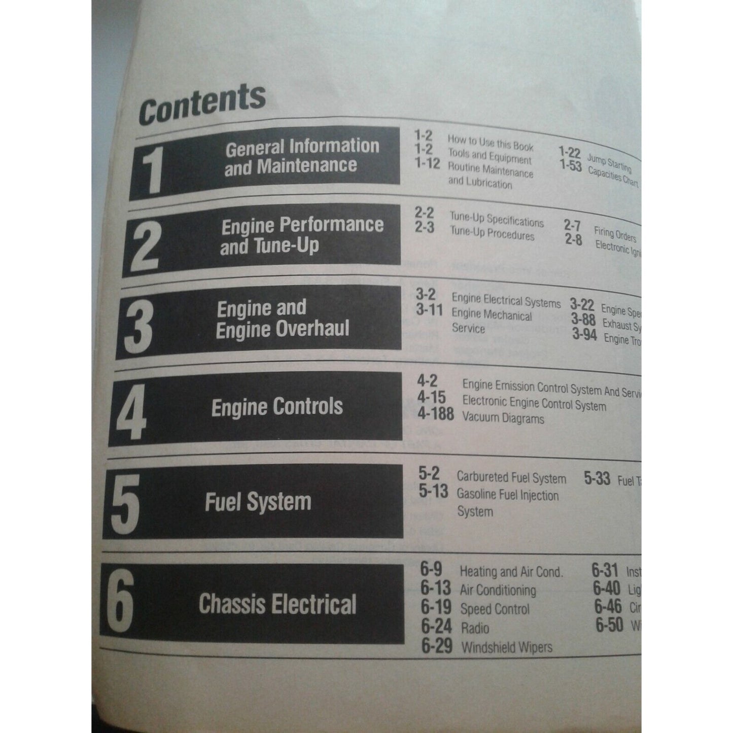 Book 1982 - 1992  Chilton's General Motors Chevy Camaro Repair Manual