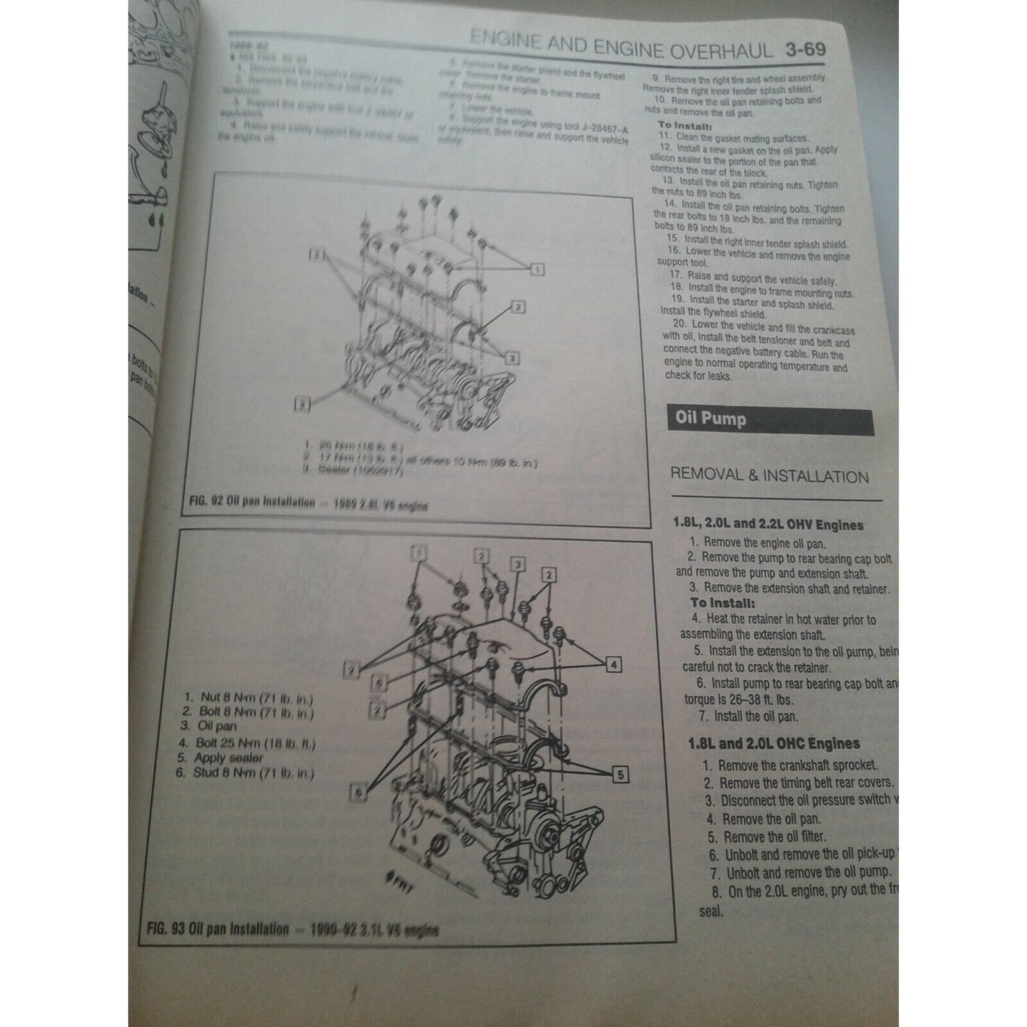 Book 1982 - 1992  Chilton's General Motors Chevy Camaro Repair Manual