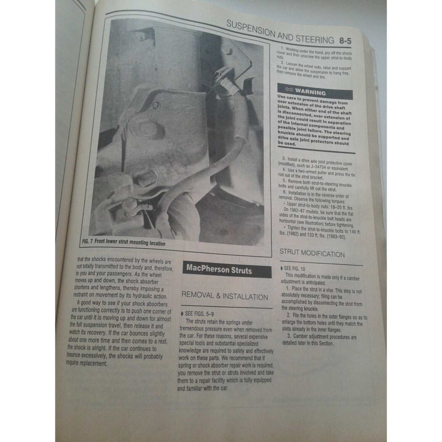 Book 1982 - 1992  Chilton's General Motors Chevy Camaro Repair Manual