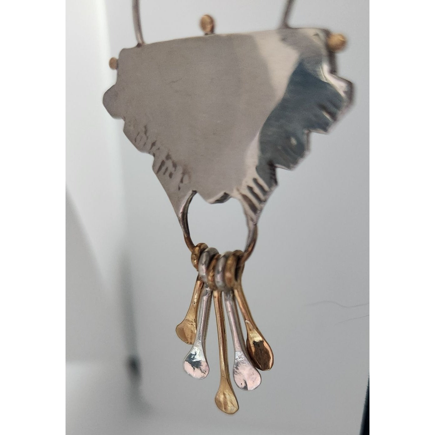 Earrings Bumble Bee Jasper Triangle Stone Circle Half Dome Gold Accent Jewelry