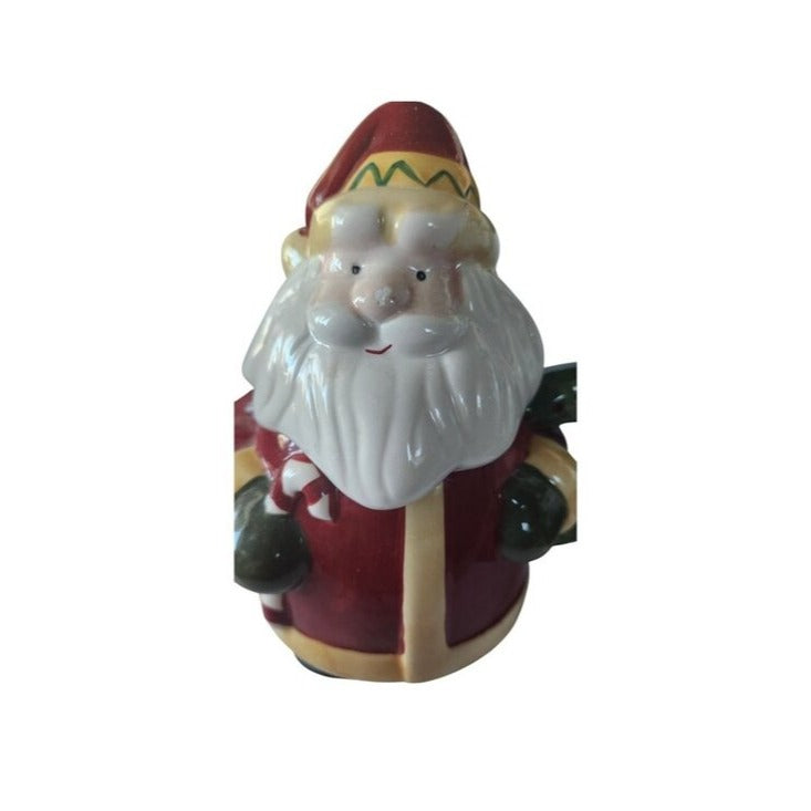 Mug Vintage Ceramic Santa Claus Holiday Mug With Handle  6 x 5