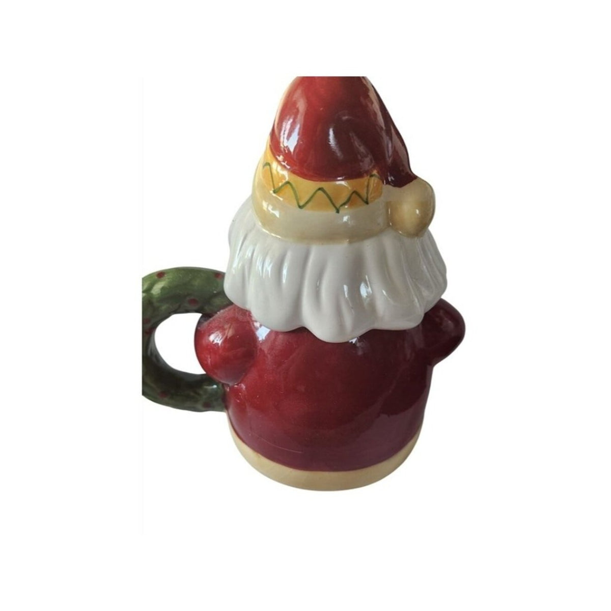 Mug Vintage Ceramic Santa Claus Holiday Mug With Handle  6 x 5