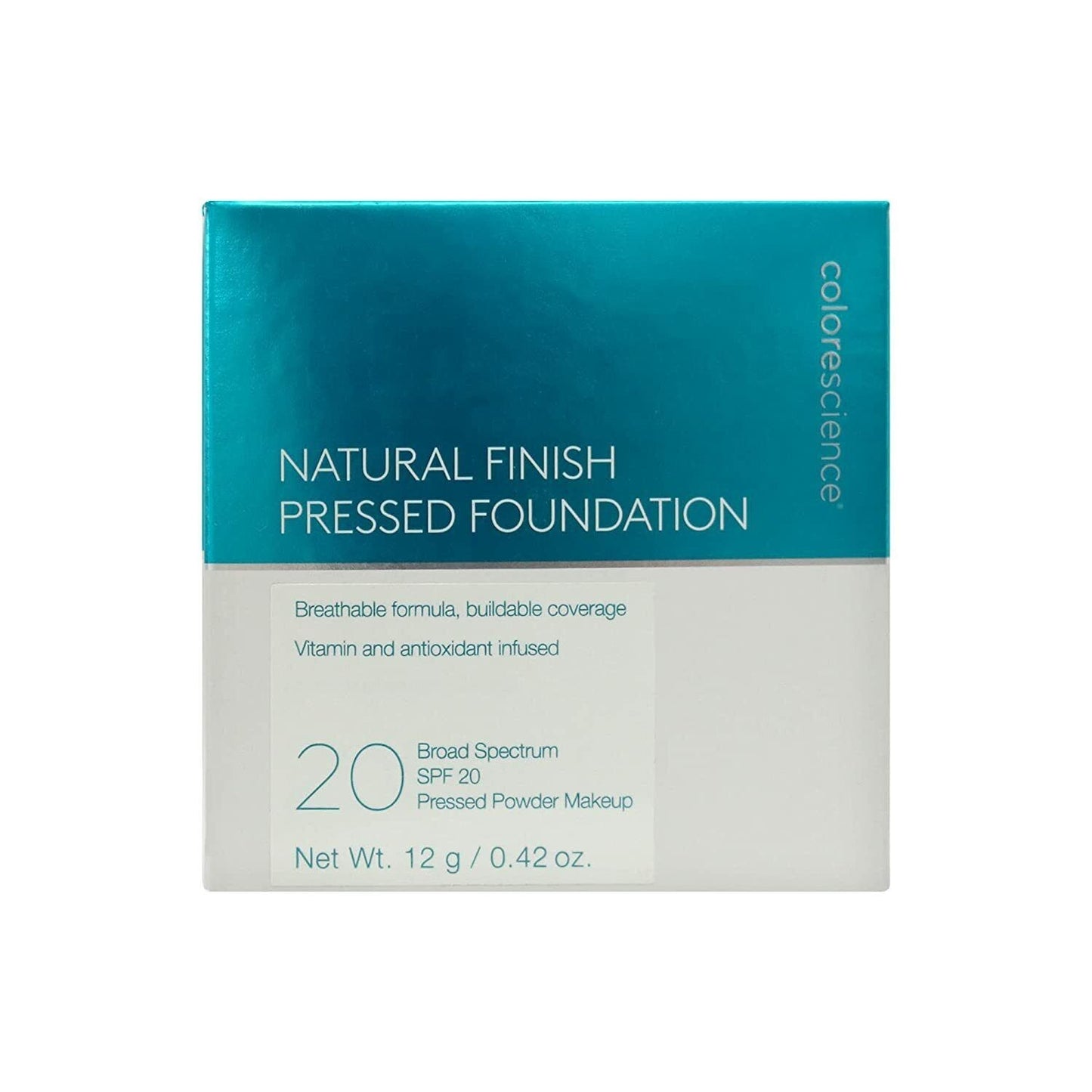 Skincare Colorescience Natural Finish Pressed Foundation 0.21 oz SPF 20 in Tan Natura