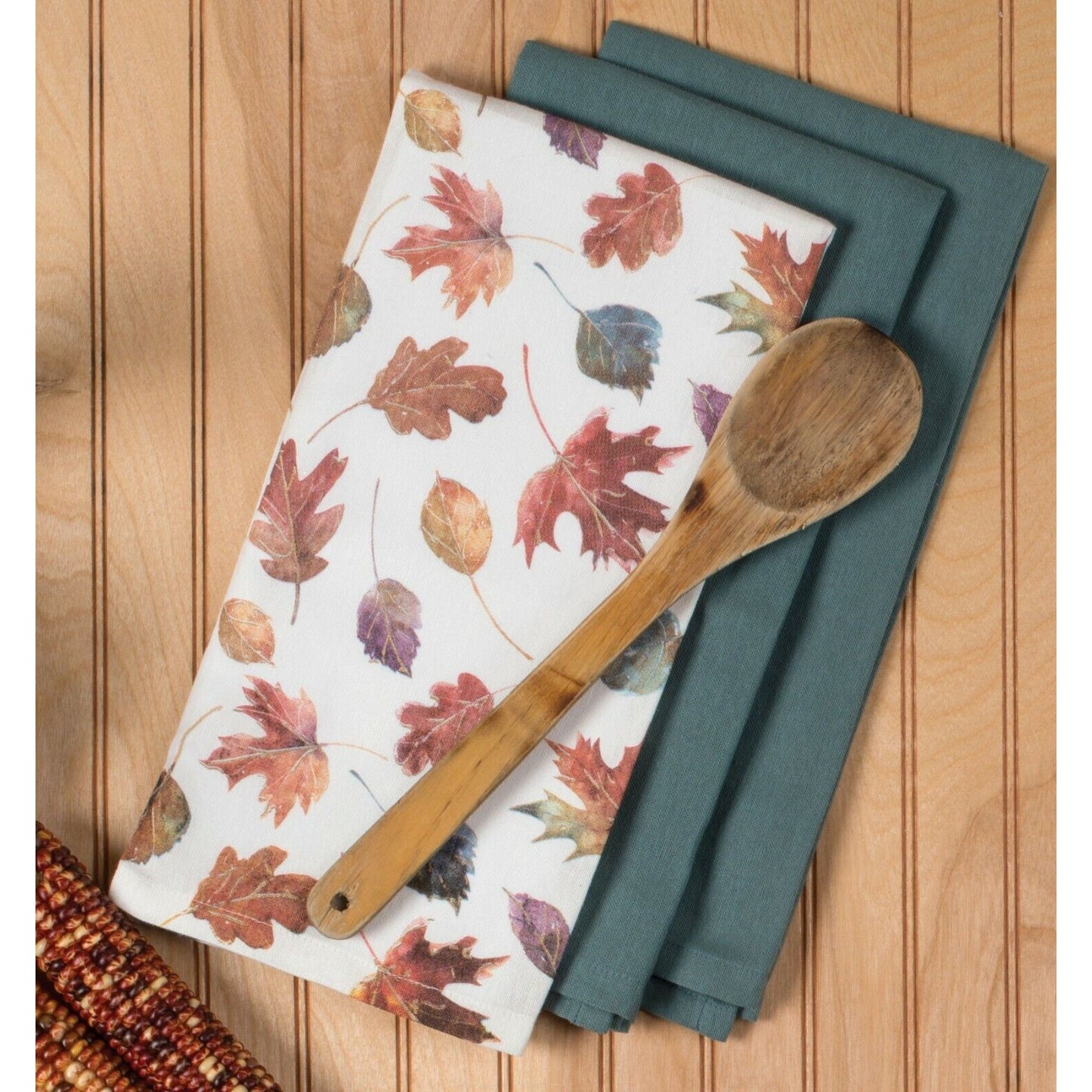 Kitchen Towel Kay Dee Designs Fall Inspirations Set of 3 Cotton Flour Sack Dish Size 26" x 26"