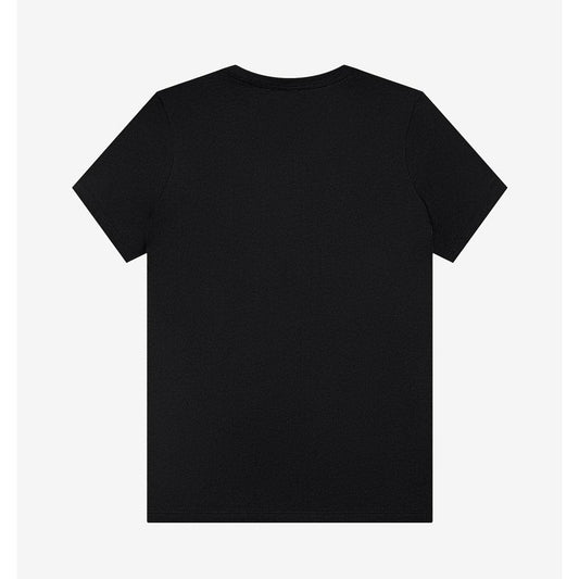 T-Shirt Black Scoop Neck Anvil 100% Cotton Size  XLarge Comfort Fit
