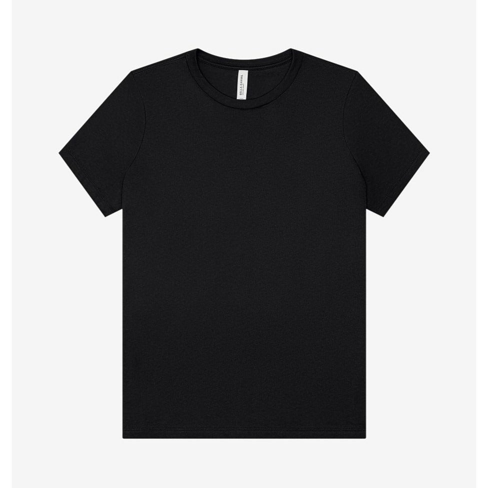 T-Shirt Black Scoop Neck Anvil 100% Cotton Size  XLarge Comfort Fit