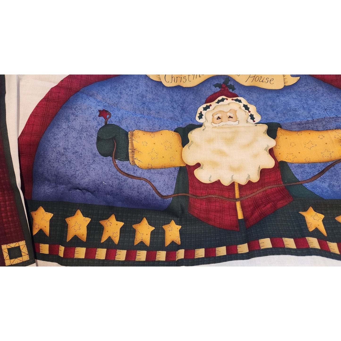Craft Kit Whispering Pines Christmas Panel 36 x 60 Make several items applique