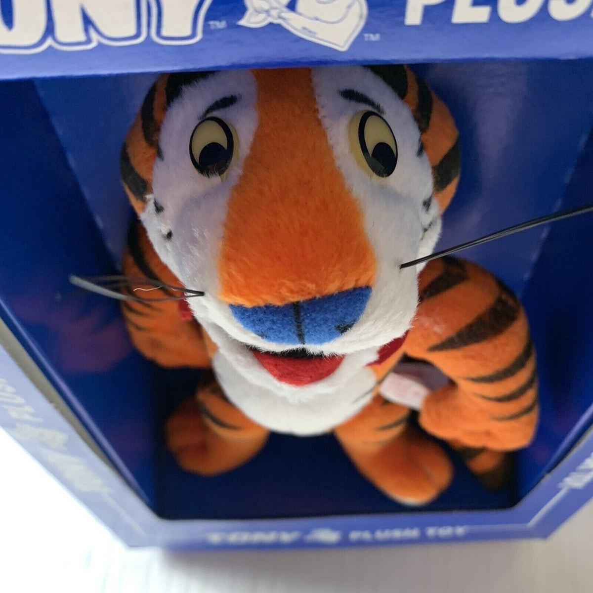Toy Kellogg Company Tony the Tiger Plush 1997 Toy Stuffed Animal NOS Vintage