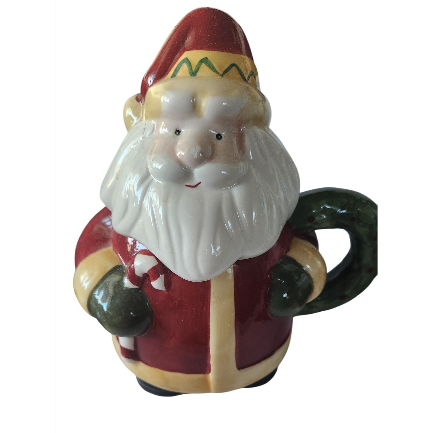 Mug Vintage Ceramic Santa Claus Holiday Mug With Handle  6 x 5