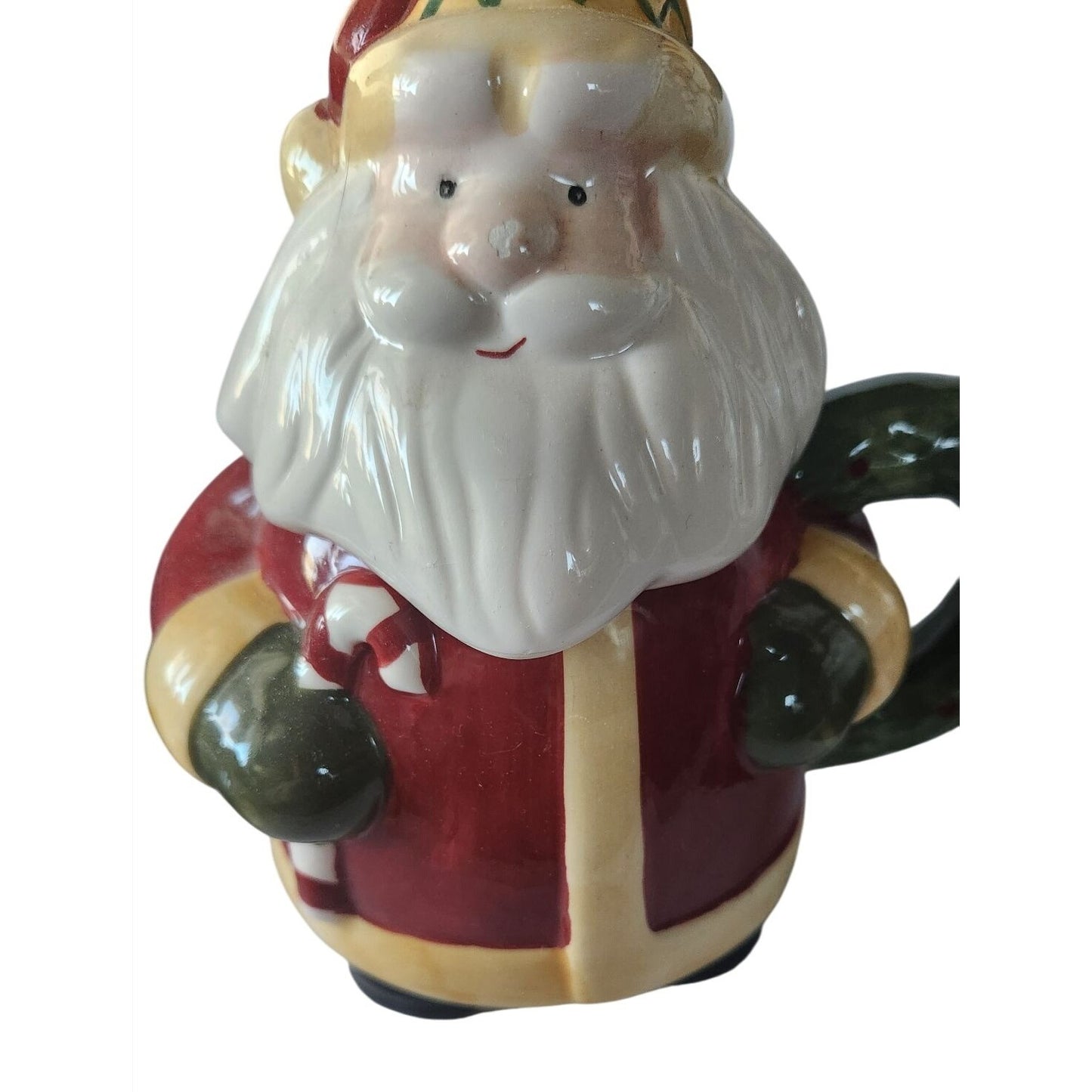 Mug Vintage Ceramic Santa Claus Holiday Mug With Handle  6 x 5