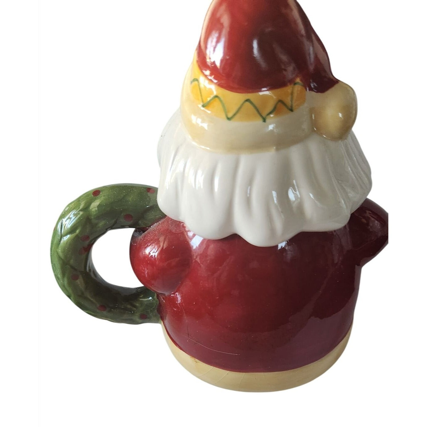 Mug Vintage Ceramic Santa Claus Holiday Mug With Handle  6 x 5