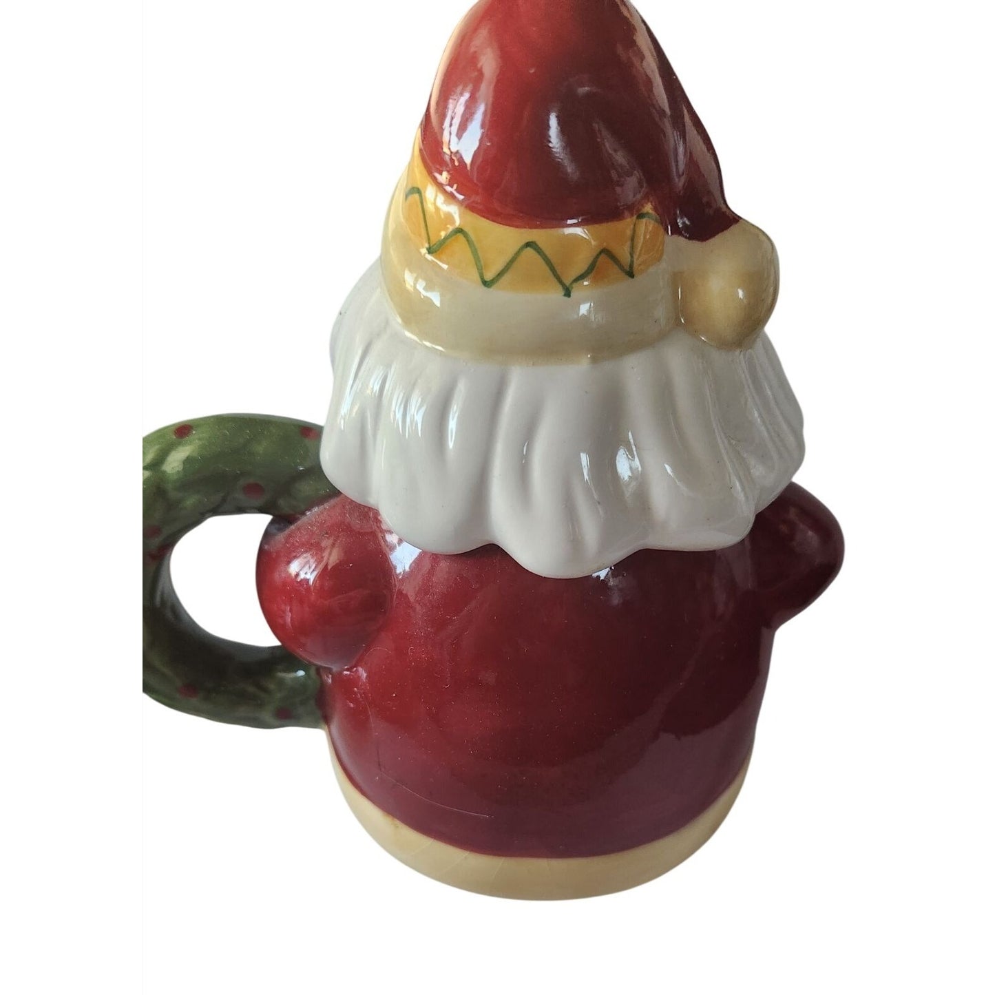 Mug Vintage Ceramic Santa Claus Holiday Mug With Handle  6 x 5